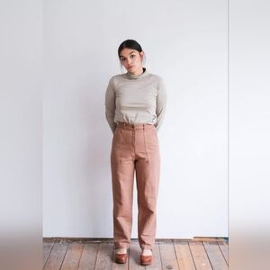 First Rite Narrow Cargo Trouser in Terra Cotta, XS